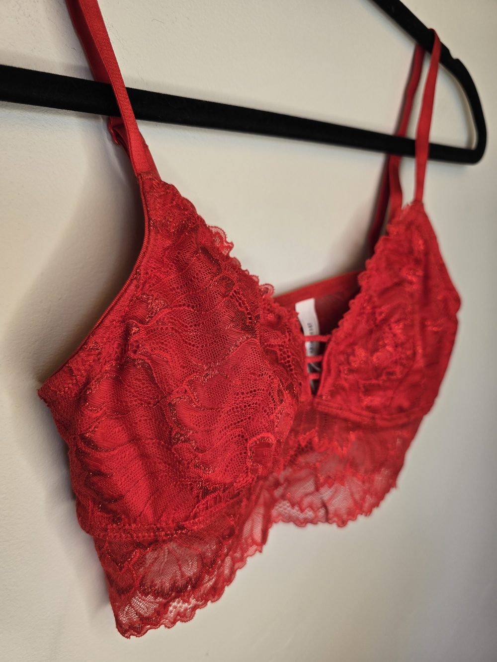 Auden Lace Bralette in Red - Women's Intimates
